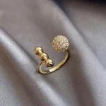 Transfer Beads Zircon Ring