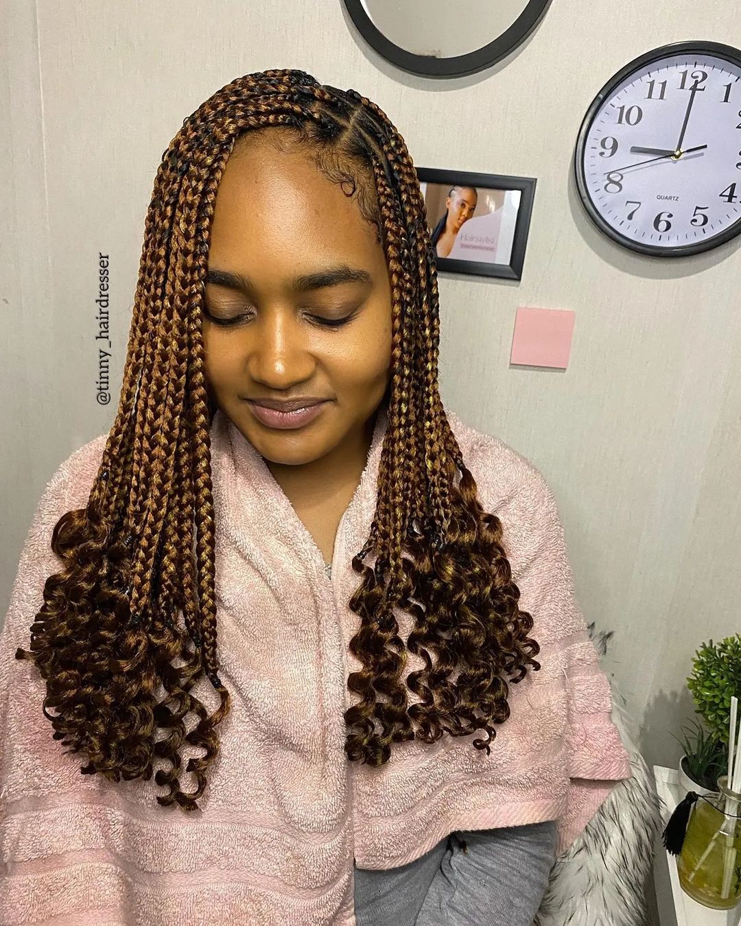 20. Off-Blond Knotless Braids