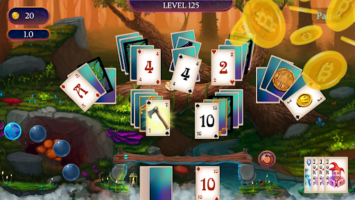 Screenshot Dream Solitaire Earn BTC Game