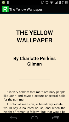 The Yellow Wallpaper