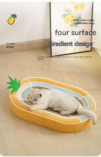 Title 4, Cat Scratch Board Nest Sisal Wear-resistant Non...