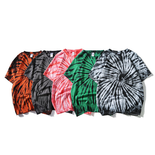 Title 1, Tie-dye T-shirt short sleeve men and women