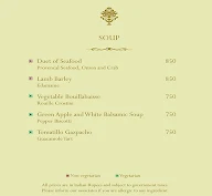 The Grill Room - The Taj Mahal Hotel menu 2