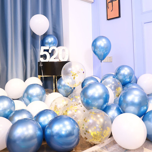Title 8, Thickened Explosion Proof Balloon Net Red Birth...