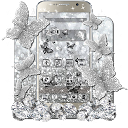 Baixar Diamond Black Butterfly Glitter Theme Instalar Mais recente APK Downloader