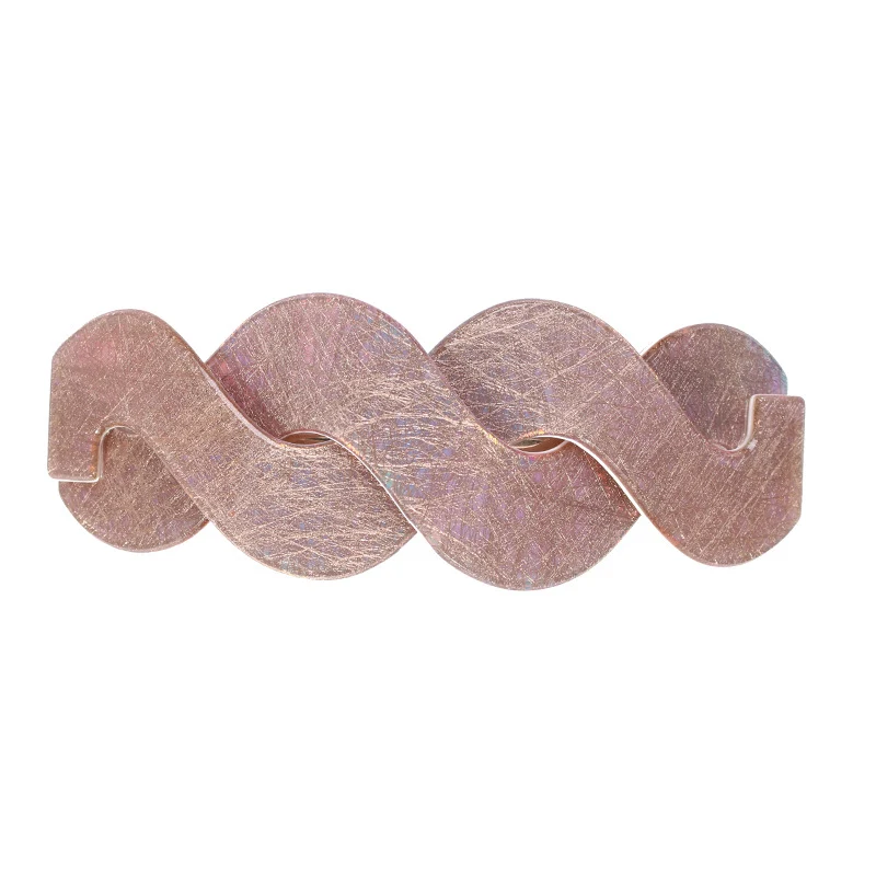 Ornement de barrette à cheveux en acrylique avec nœud pour femme. Fixez vos cheveux avec élégance, parfait pour des coiffures sophistiquées.