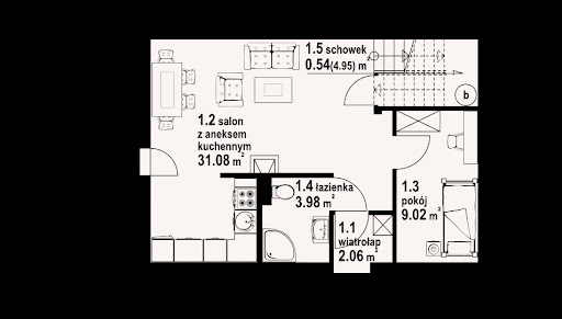 Bartnowice 7 dws - Rzut parteru