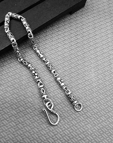 Bracciale in argento sterling con f - 3