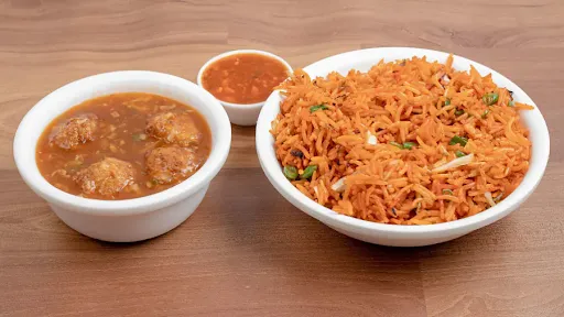 Veg Schezwan Manchurian Rice