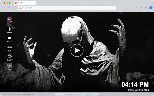Dark Magic Skull Live Wallpaper screenshot 1