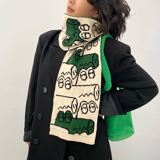 Title 2, Lovers Neck Scarves Female Versatile Students