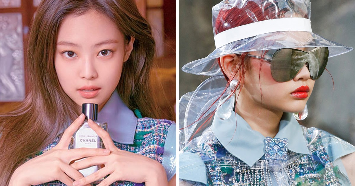 Model Hoyeon Jung walks on the runway during the Chanel Fashion