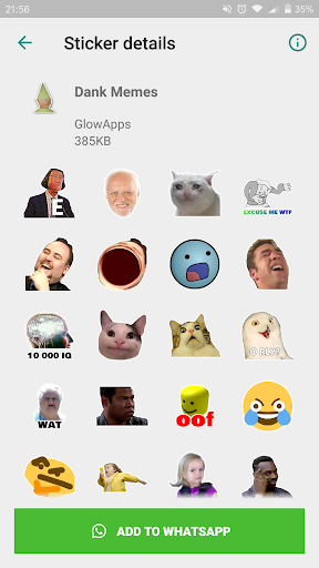 Meme Stickers for WhatsApp