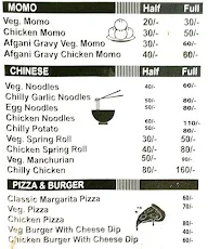 Shah Momo King menu 1