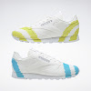 collina strada classic leather footwear white / digital blue / acid yellow