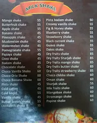 Juice Berg menu 5