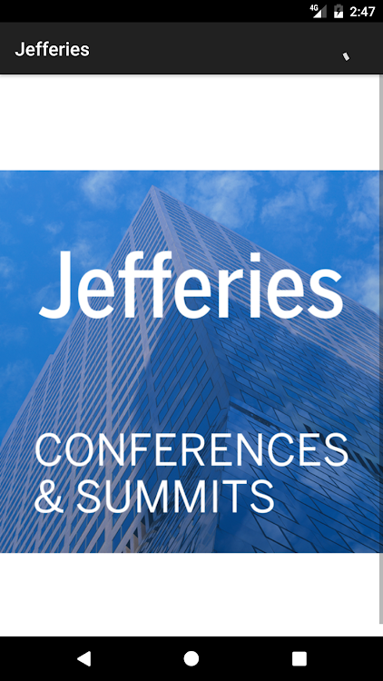 Jefferies Conferences & Summit - 1.4 - (Android)