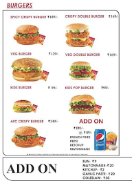 AFC American Fried Chicken menu 4