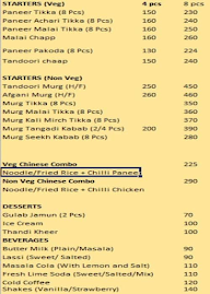 Healthy Food Box menu 1