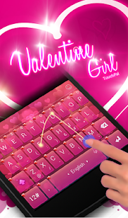 TouchPal Magic Love Girl Theme Screenshot