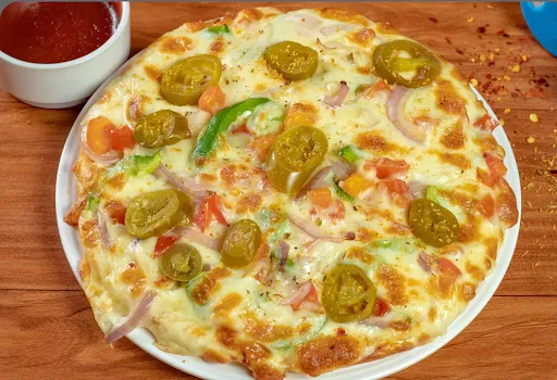 Veg Farm Fresh Pizza---(exclusive Offer Coke At @1 Only Medium And Large Pizza)