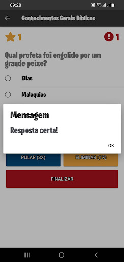 Screenshot Quiz da Bíblia - V2