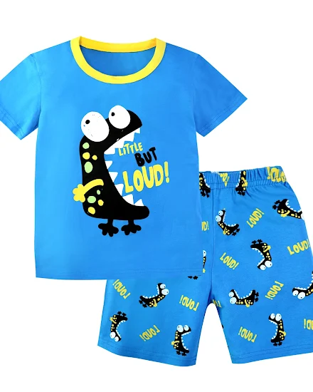 Fashion Cartoon Children's Outfits Summer Cotton Soft Kid... - 0