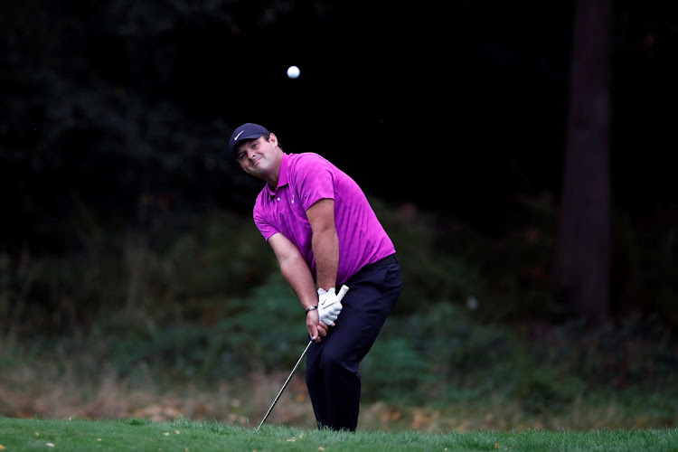 Patrick Reed of the US in action during the BMW PGA Championship at Wentworth Golf Club, Virginia Water on October 8, 2020