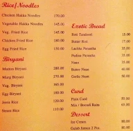 Gold Resto Bar menu 4