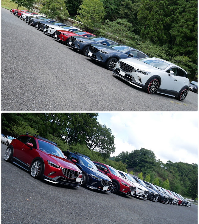 CX-3の10th anniversary・♥ ︎ ᕼᗩᑭᑭY ᗷIᖇTᕼᗞᗩY ♥ ︎・CX-3オフ・思い出がいっぱいに関するカスタム事例の投稿画像4枚目
