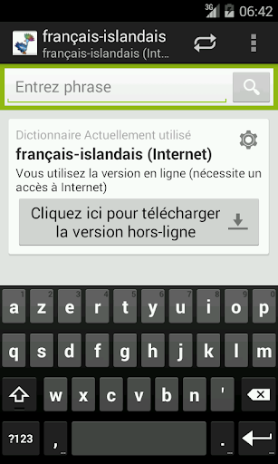 French-Icelandic Dictionary