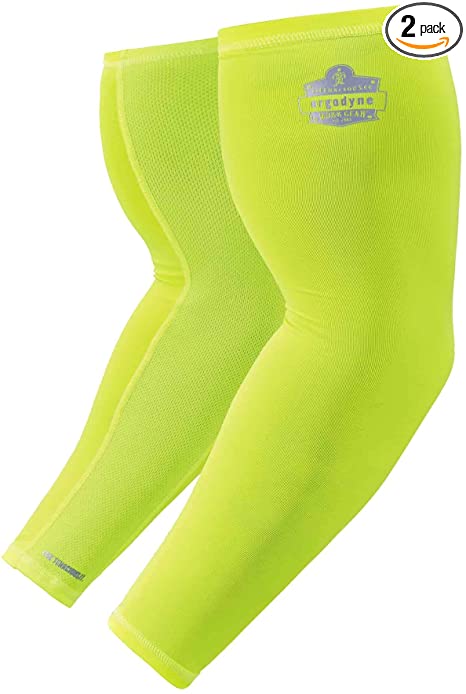 Cooling Arm Sleeves, Sized for Men &Women, UPF 50+ Sun Protection, Ergodyne Chill Its 6690