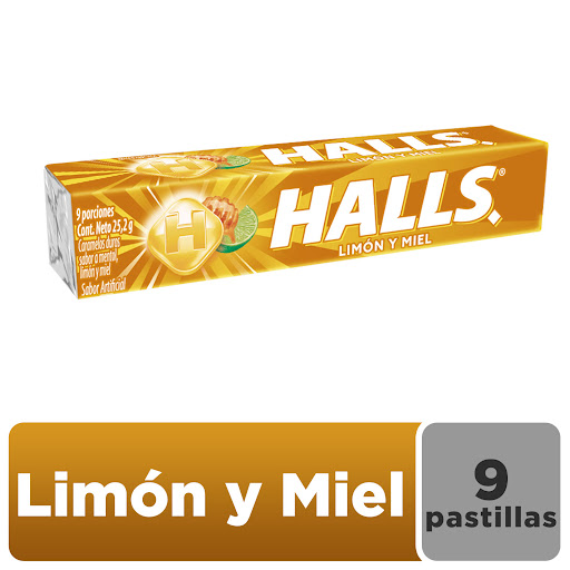 HALLS LIMON/MIEL BR9PAST