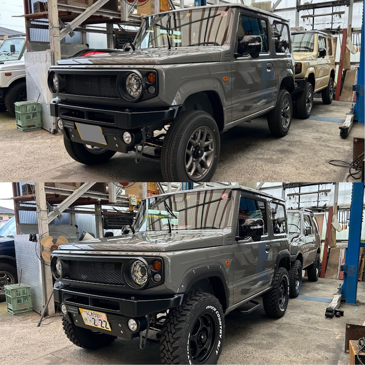 ジムニーのジムニー納車・久しぶりに運転の楽しさ感じるに関するカスタム事例の投稿画像2枚目
