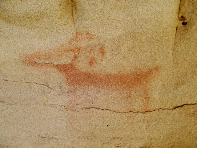 Bighorn sheep pictograph