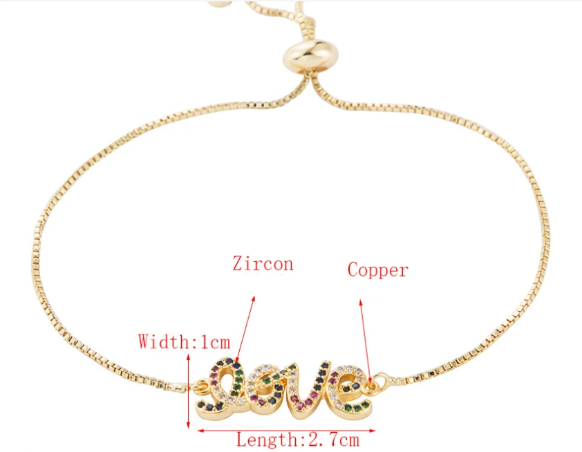 Title 1, Bracelet femme simple et populaire avec lettres...