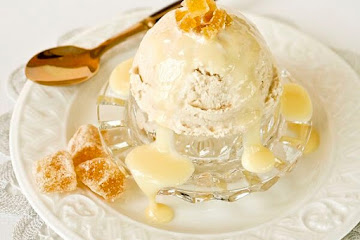 Ginger Tea Ice Cream (Teh Halia Ice Cream)