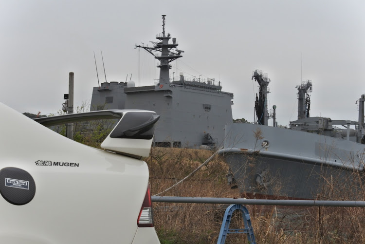シビックの赤レンガパーク駐車場・護衛艦コラボ・八島丹山・たこ焼き・舞鶴港に関するカスタム事例の投稿画像3枚目
