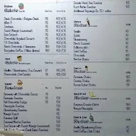 Giani's Ice Cream menu 1