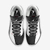 air jordan 35 low pf white / black / university red / metallic silver