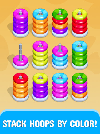 Screenshot Hoop Stack - Color Sort Puzzle
