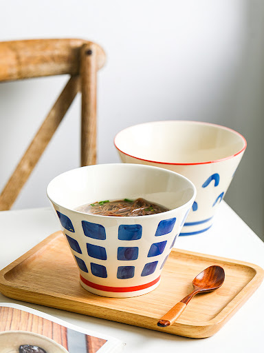Title 4, Household Ceramic Noodles With Soy Sauce Soup N...