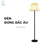 Đèn Cây Đứng Decor Phòng Ngủ Trang Trí Phòng Khách, Bàn Làm Việc Phong Cách Vintage