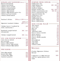 Cj's Kuche menu 1