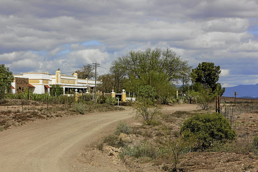 The wonders of the Karroo Theatrical Hotel await at the end of a dusty road.