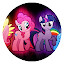 Rainbow Pony HD Pop Animation New Tabs Theme