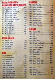 Shaan -E- Rajasthan menu 3