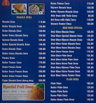 Friends Sweets menu 2