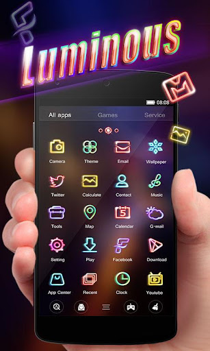 Luminous GO Launcher Theme