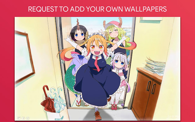 Miss Kobayashi'S Dragon Maid Wallpaper Tab